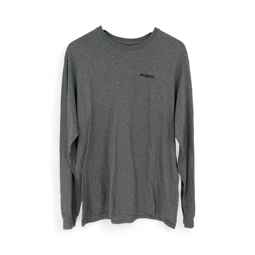 Patagonia Long-sleeve Shirt Men’s Size M Patagonia Pullover Logo On The Back